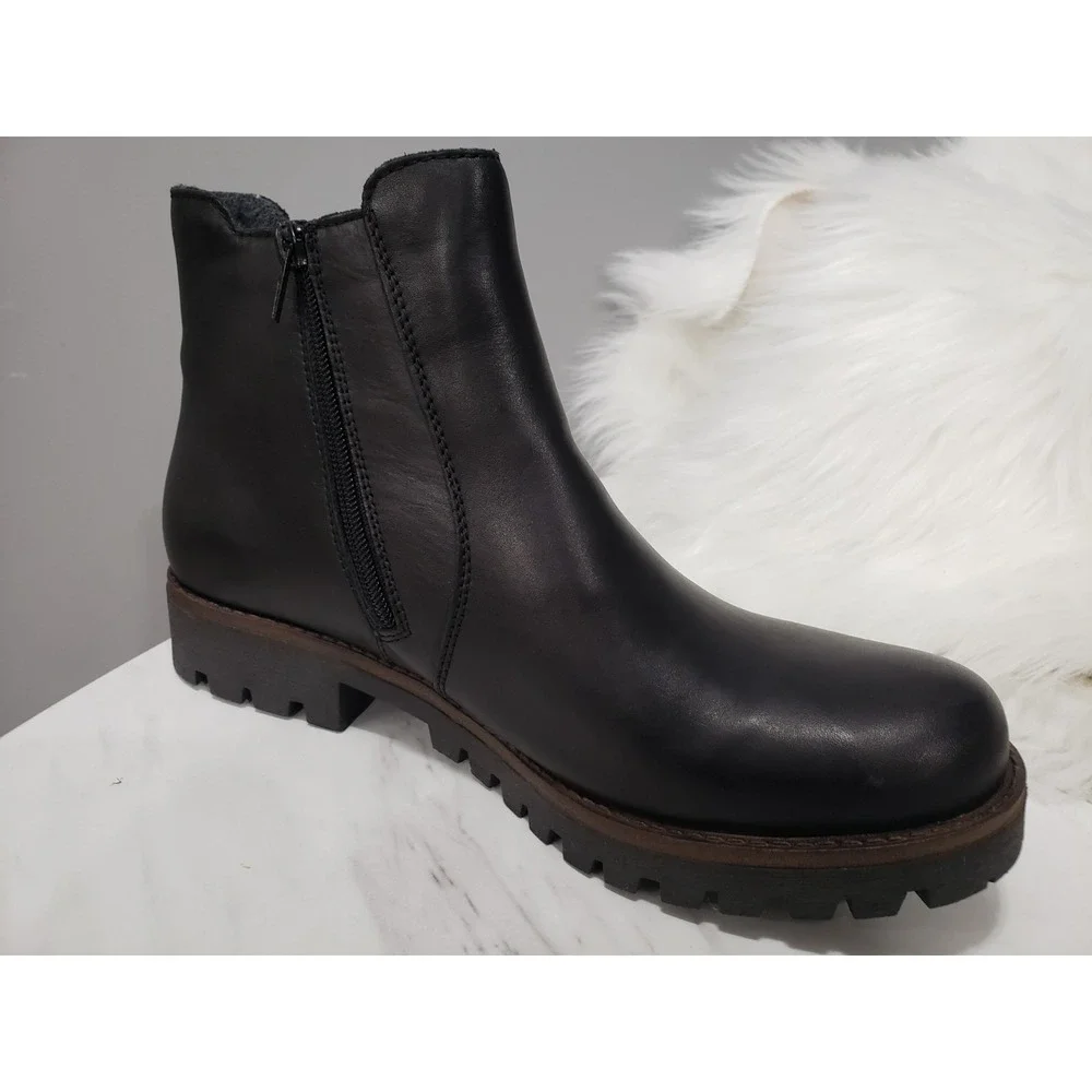NEW RIEKER Women's 78578-25 PAYTON Side-Zip Chelsea Ankle Boots Size EU 41